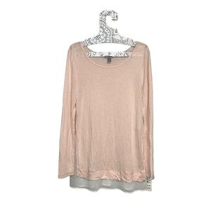 🆕 Chelsea28 Long Sleeve Blouse Pink Peach / Rose